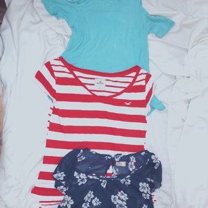 Three Hollister Tops